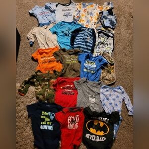 Lot of Baby Boys onesies 3-6 and 6-9 months